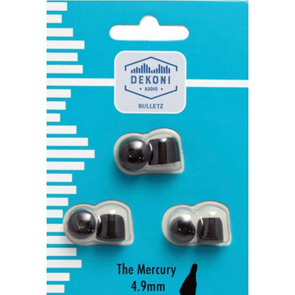 Dekoni Audio Bulletz Mercury Series Almohadillas de Espuma Memory Foam 4.9mm 3 Pares S M L