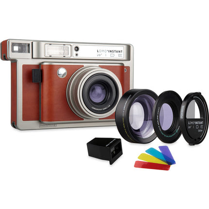 Lomography Lomo'Instant Wide Central Park Cámara instantánea con lentes 90mm y película 3.9x2.4 pulgadas
