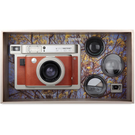Lomography Lomo'Instant Wide Central Park Cámara instantánea con lentes 90mm y película 3.9x2.4 pulgadas