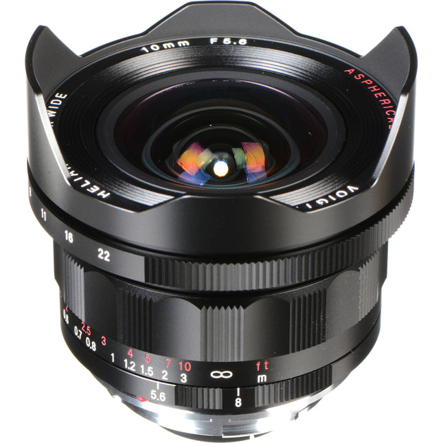 Voigtlander Heliar-Hyper Wide 10mm f/5.6 Asférico objetivo Leica M con tapa y enfoque manual