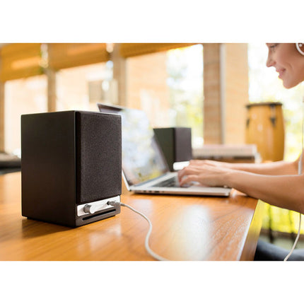 Audioengine HD3 Sistema de Altavoces Bluetooth 15W con Soportes de Escritorio