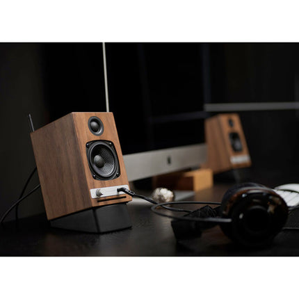 Audioengine HD3 Sistema de Altavoces Bluetooth 15W Pareja Nogal