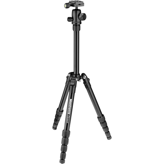 Manfrotto Element Small Tripode de Aluminio para Viaje Capacidad 4kg Altura 36 a 143 cm con Funda