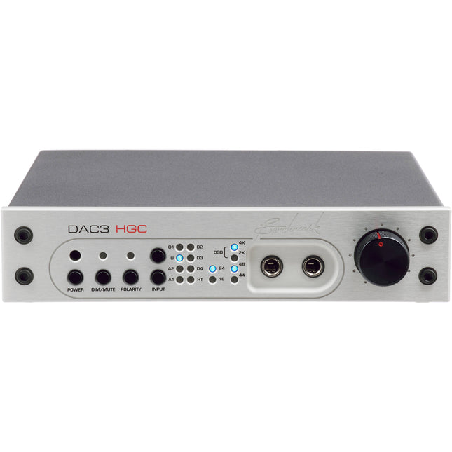 Benchmark DAC3-HGC Convertidor DAC y Preamplificador Estéreo con Amplificador de Auriculares HPA2 y Control Remoto