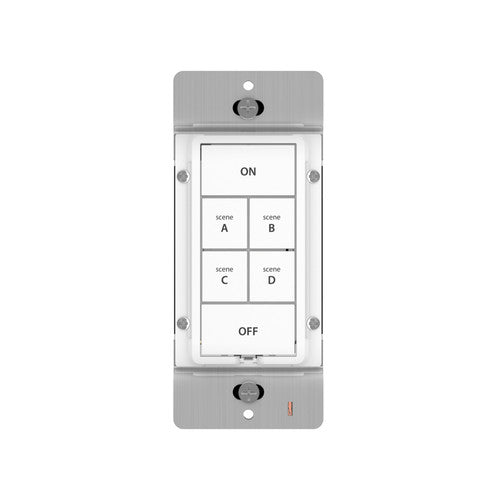 Insteon On Off 6 Botones Teclado de Pared Blanco Compatible Alexa HomeKit