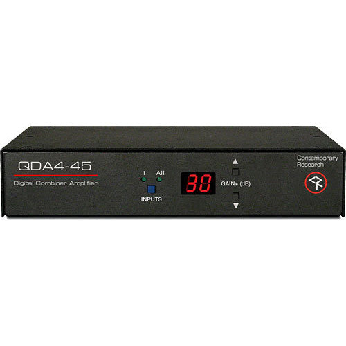 Contemporary Research QDA4-45 amplificador y combinador RF con fuente 12 VDC