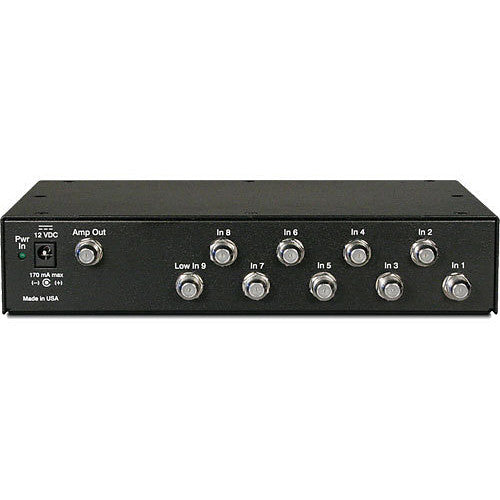 Contemporary Research QCA9-33 Combiner RF Activo 8 Entradas Alta 1 Baja