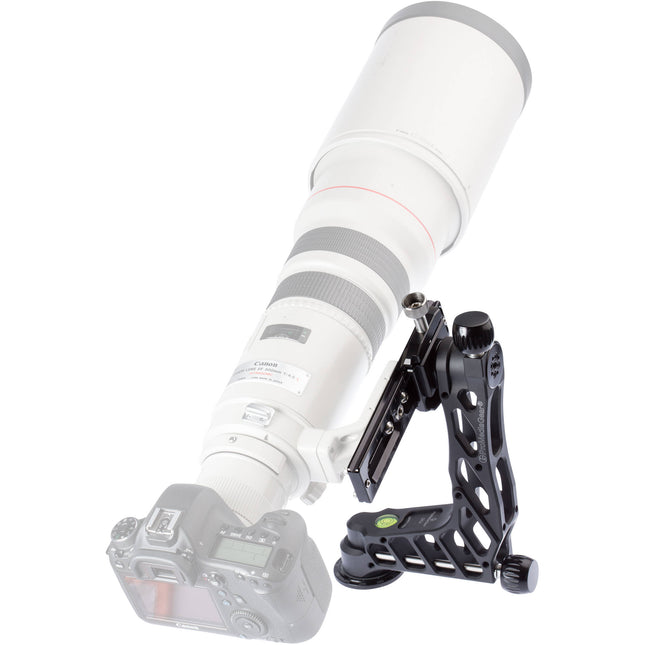 ProMediaGear GKJr Katana Pro Cabezal Gimbal de Aluminio con Soporte Lateral 50 lb 6" Placa Rápida