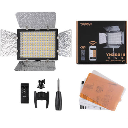 Yongnuo 300-III Luz LED Variable Color para Cámara Temperatura 3200-5500K Dimming