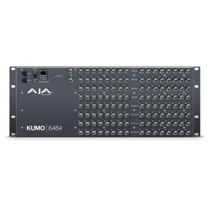 AJA KUMO 6464 Router compacto 64x64 3G-SDI garantía 5 años
