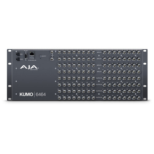 AJA KUMO 6464 Router compacto 64x64 3G-SDI garantía 5 años