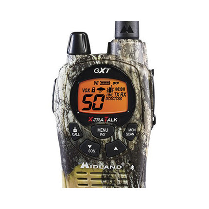 Midland GXT1050VP4 Radio Compacta 2 Vías Alcance 36 Millas 50 Canales Pack Par
