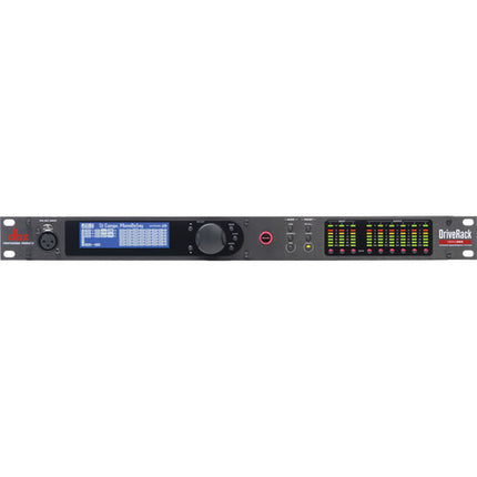 dbx DriveRack VENU360 sistema gestión altavoces 5x6 enrutamiento 31 bandas ecualizador referencia micrófono