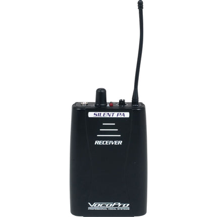 VocoPro SilentPA-RX Receptor Inalámbrico Bodypack 900 MHz 16 Canales 150 ft Alcance