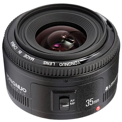 Yongnuo YN 35mm f/2 Lente para Canon EF Montura EF Multicoated AF/MF