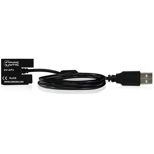 Core SWX Eliminador de Batería GoPro con Cable USB de 3 metros para HERO3 y HERO3+