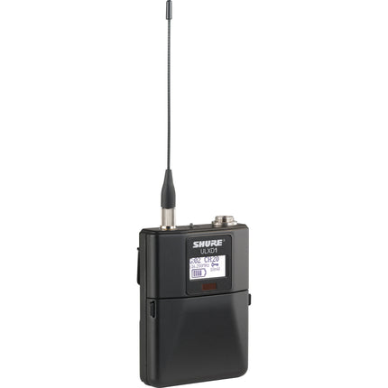 Shure ULXD1 VHF Transmisor Inalámbrico Digital Corporal 12 Horas Batería Recargable