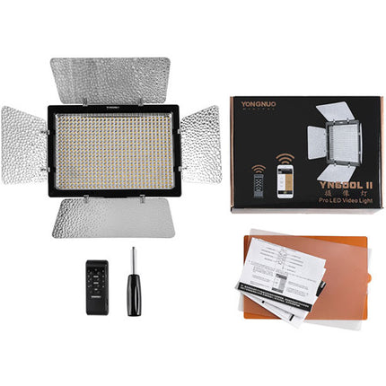 Yongnuo YN-600II Luz LED 3200-5500K 36W Control Remoto 2.4 GHz