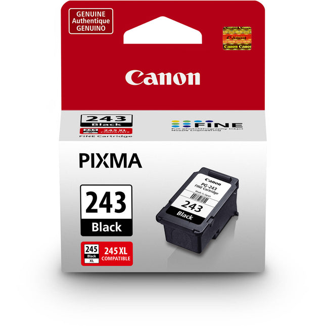 Cartucho de Tinta Negra Canon PG-243 Compatible con Impresoras PIXMA
