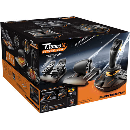 Thrustmaster T.16000M FCS Flight Pack Joystick Acelerador y Pedales para PC
