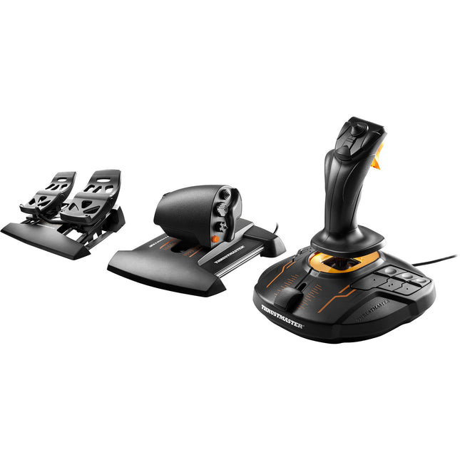 Thrustmaster T.16000M FCS Flight Pack Joystick Acelerador y Pedales para PC