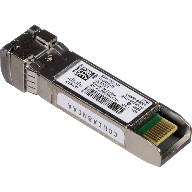 Cisco 10GBASE-SR SFP+ Transceptor Óptico 10 Gb/s Dual LC 850 nm