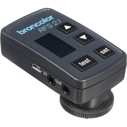 Broncolor RFS 2.1 Transceptor Radio 40 Canales Alcance 200 m Con Estuche