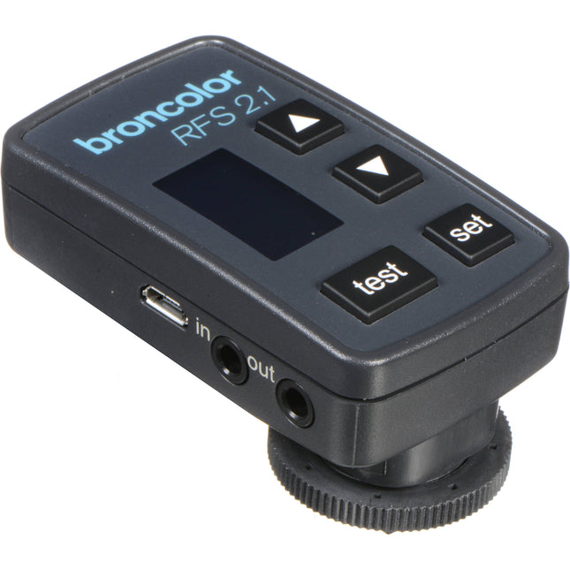 Broncolor RFS 2.1 Transceptor Radio 40 Canales Alcance 200 m Con Estuche