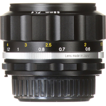 Voigtlander Nokton 58mm f1.4 SL II S Lente F Mount FX Formato Negro