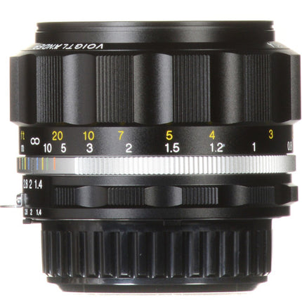 Voigtlander Nokton 58mm f1.4 SL II S Lente F Mount FX Formato Negro