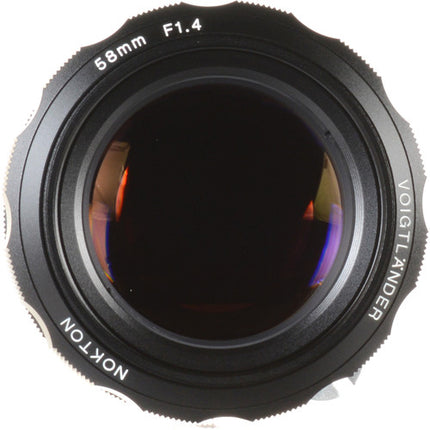 Voigtlander Nokton 58mm f1.4 SL II S Lente F Mount FX Formato Negro