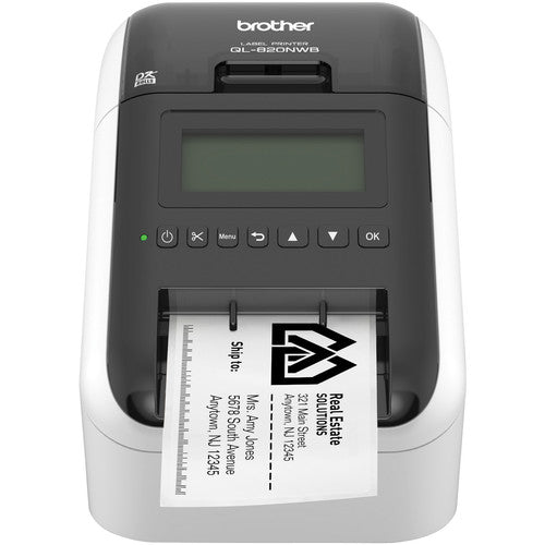 Brother QL-820NWB Impresora Profesional de Etiquetas Wi-Fi 2.4" 300x600 dpi