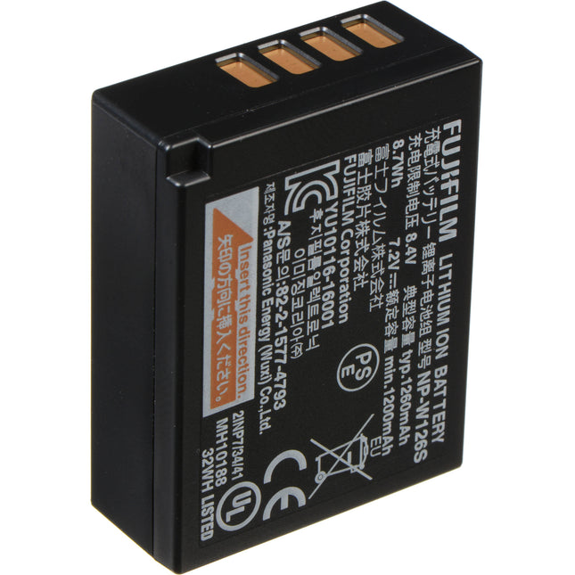 FUJIFILM NP-W126S Batería Li-Ion para Cámaras X-Series con Gestión de Calor Mejorada