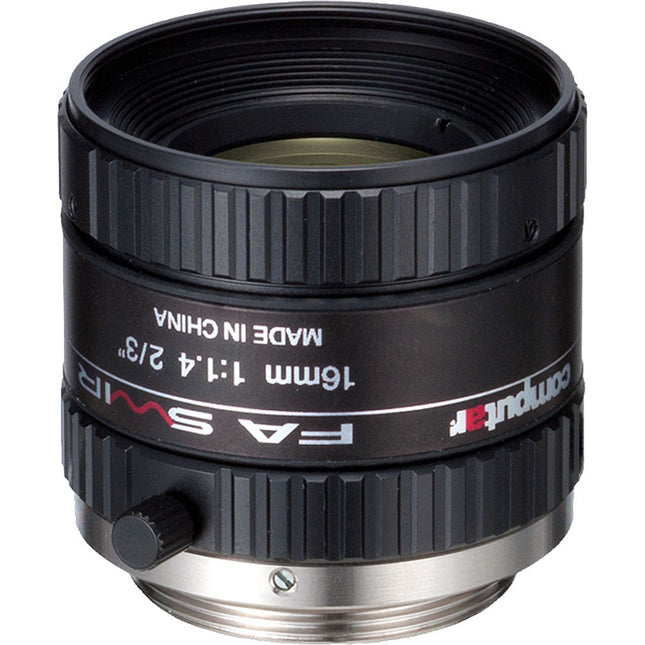 Computar M1614-SW Lente SWIR de 16mm f/1.4 para Visión Artificial C-Mount