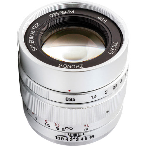 Mitakon Zhongyi Speedmaster 35mm f0.95 Mark II Objetivo para FUJIFILM X Plata APS-C Manual