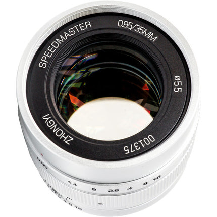 Mitakon Zhongyi Speedmaster 35mm f0.95 Mark II Objetivo para FUJIFILM X Plata APS-C Manual