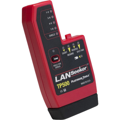 Platinum Tools LANSeeker Probador de Cables Cat 3 a Cat 7 con Control Remoto