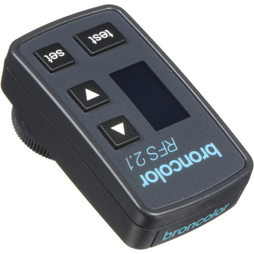 Broncolor RFS 2.1 Transceptor Radio 40 Canales Alcance 200 m Con Estuche