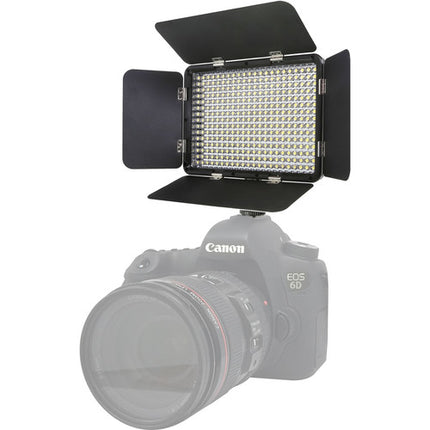 Vidpro LED-330X Kit Luz LED con Temperatura Variable 3200-5600K 70° Beam Angulo y Funda Suave