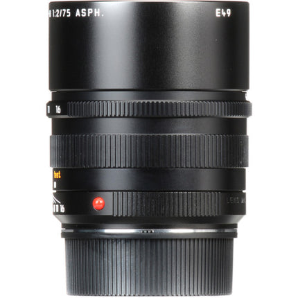 Leica APO-Summicron-M 75mm f2 ASPH. Lente Manual Full Frame Hood Negro