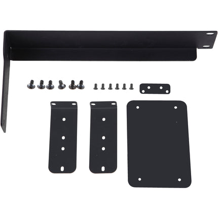Datavideo Kit de Montaje en Rack para 1 Unidad Completa o 2 Medias (1 RU) con Placas de Conexión Superior e Inferior