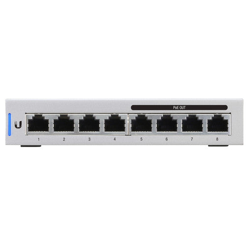 Ubiquiti US-8-60W-5 Switch Gestionado PoE 8 Puertos Gigabit 60W 5-Pack