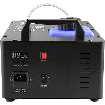 CHAUVET DJ Geyser T6 Máquina de Humo LED RGB 6 LEDs 8000 CFM con Control Remoto Cable de Alimentación