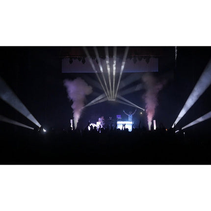 CHAUVET DJ Geyser T6 Máquina de Humo LED RGB 6 LEDs 8000 CFM con Control Remoto Cable de Alimentación