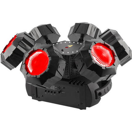 CHAUVET DJ Helicopter Q6 Lámpara Giratoria Multi Efectos con Láser RGBW 3° ángulo 6 LEDs RGBW