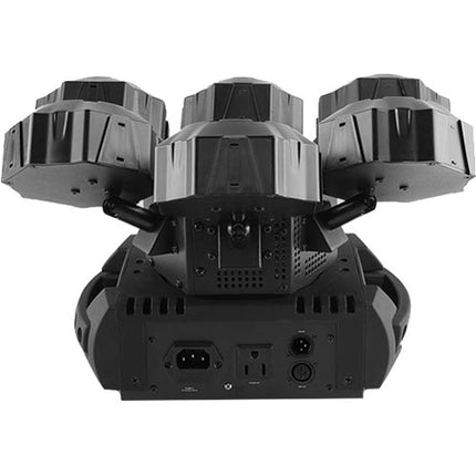 CHAUVET DJ Helicopter Q6 Lámpara Giratoria Multi Efectos con Láser RGBW 3° ángulo 6 LEDs RGBW