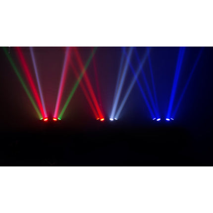 CHAUVET DJ Helicopter Q6 Lámpara Giratoria Multi Efectos con Láser RGBW 3° ángulo 6 LEDs RGBW
