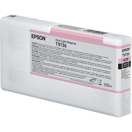 Epson T9136 UltraChrome HDX Cartucho de Tinta Magenta 200mL para SureColor SC-P5000