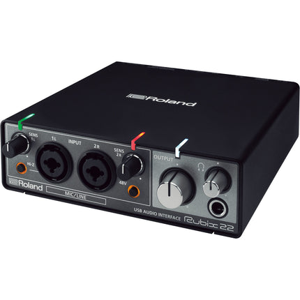 Roland Rubix22 Interfaz de Audio USB 2x2 24-Bit 192 kHz Phantom 48V