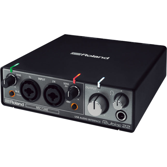 Roland Rubix22 Interfaz de Audio USB 2x2 24-Bit 192 kHz Phantom 48V